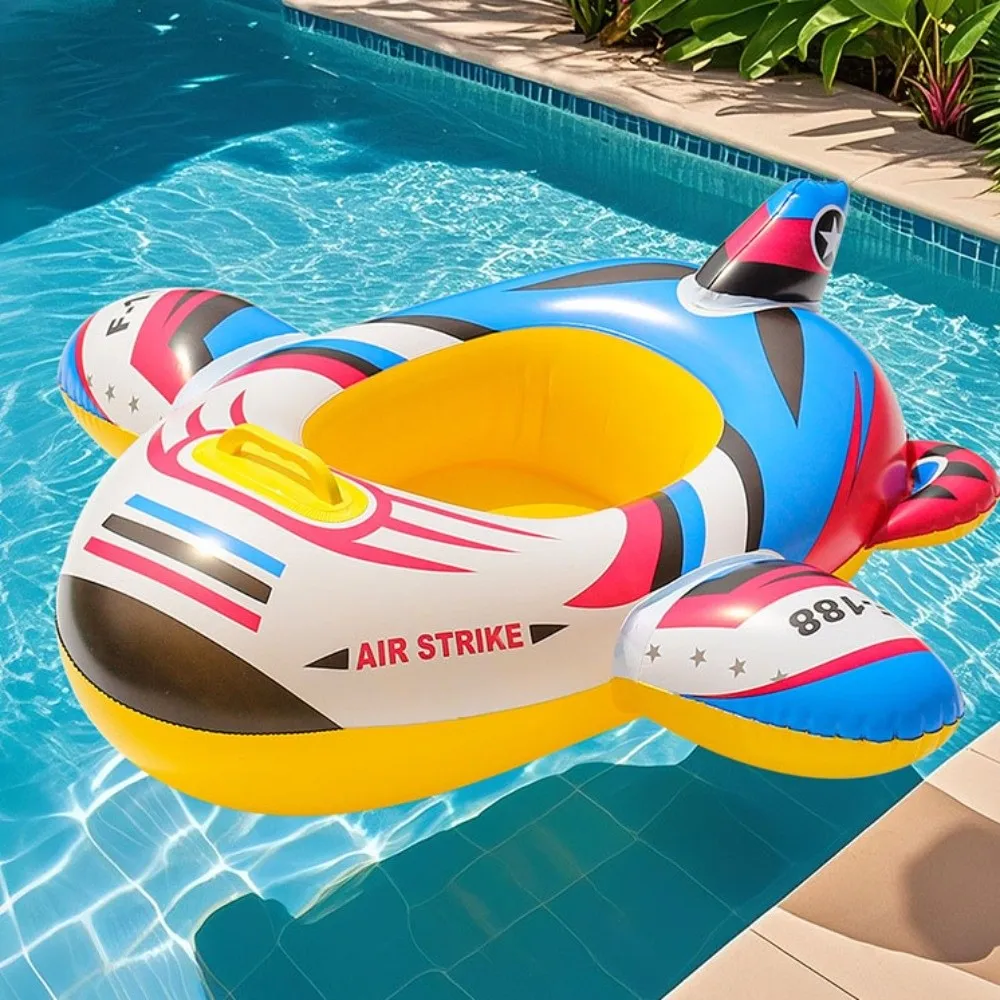 Aircraft Shape Baby Swim Ring Circle Seat Inflatable Toy Baby Swimming Float Seat Tube Design Floating