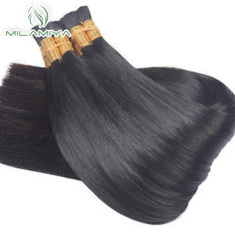 Human Bulk Hair Braiding 100% Real Human Hair Natural Braiding Bulk Bundles No Weft Wavy Blonde Extensions human hair extensions