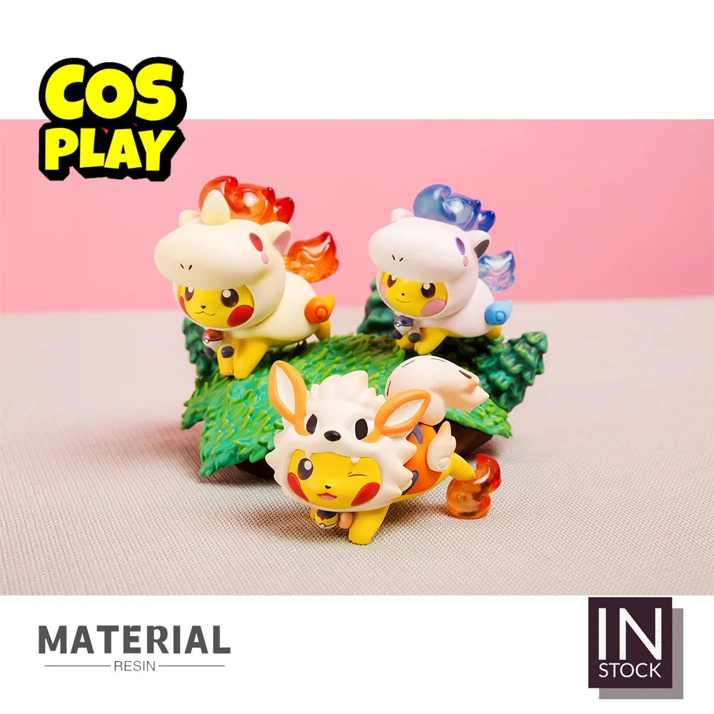 

[IN STOCK] Cosplay Pikachu [LUCKY WINGS STUDIO] - Arcanine Rapidash Cosplay Pikachu Collection Gift TOYS