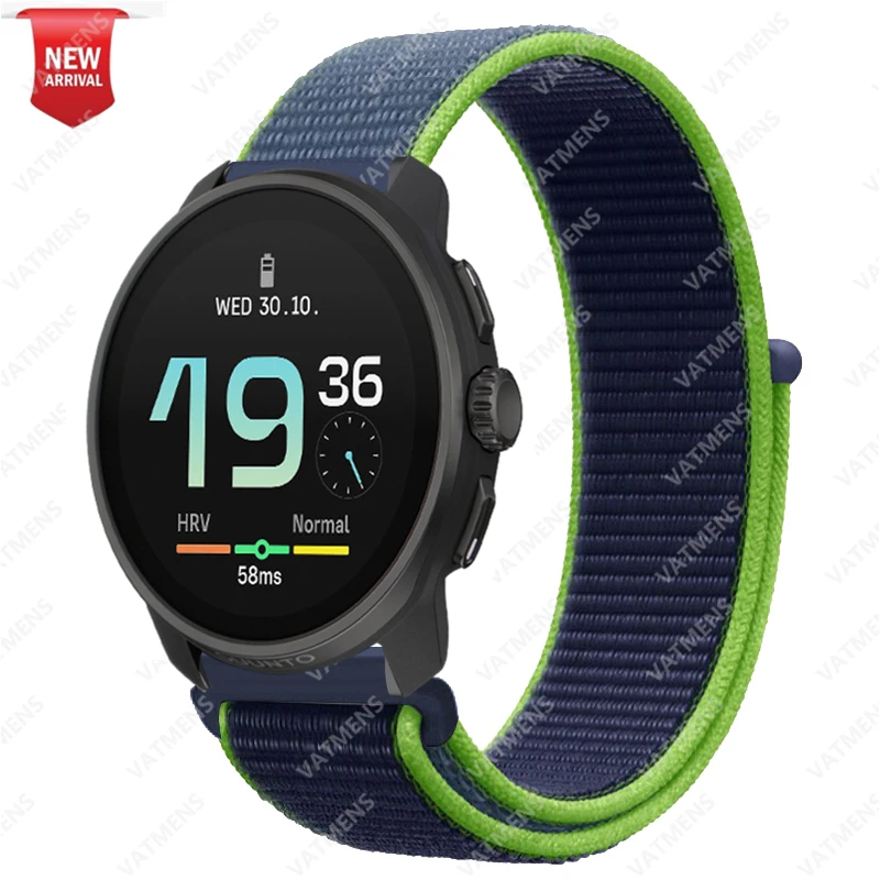 Premium Sport Nylon Loop Watchband Replacement Strap