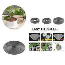 

Unique Round Edge Anti-deform Sturdy Waterproof Plant Pot Protector Flowerpot Protector Flowerpot Grid Cover