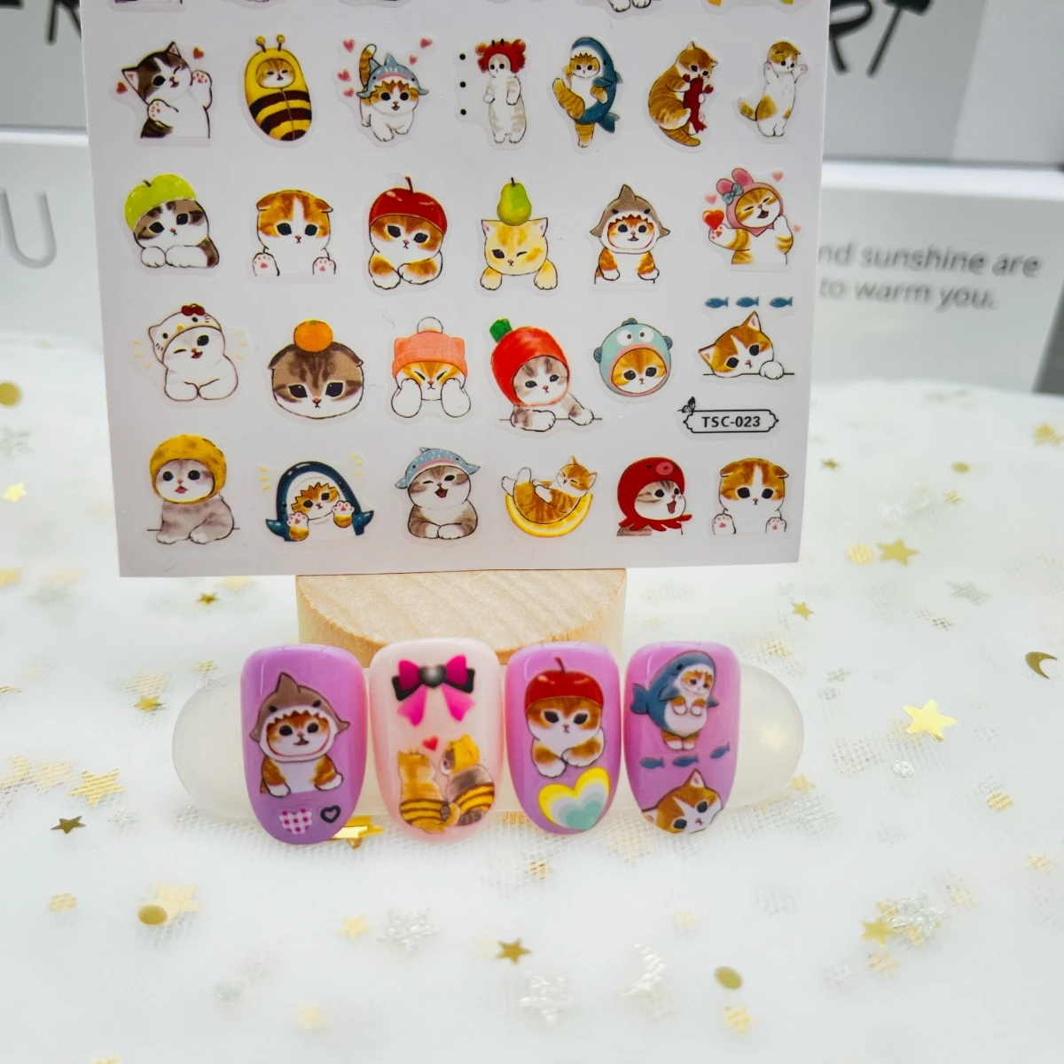 Newest The Boy and the Heron 3d Nail Art Sticker Nail Deco Slider TSC-514 2
