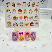 Newest The Boy and the Heron 3d Nail Art Sticker Nail Deco Slider TSC-514 2