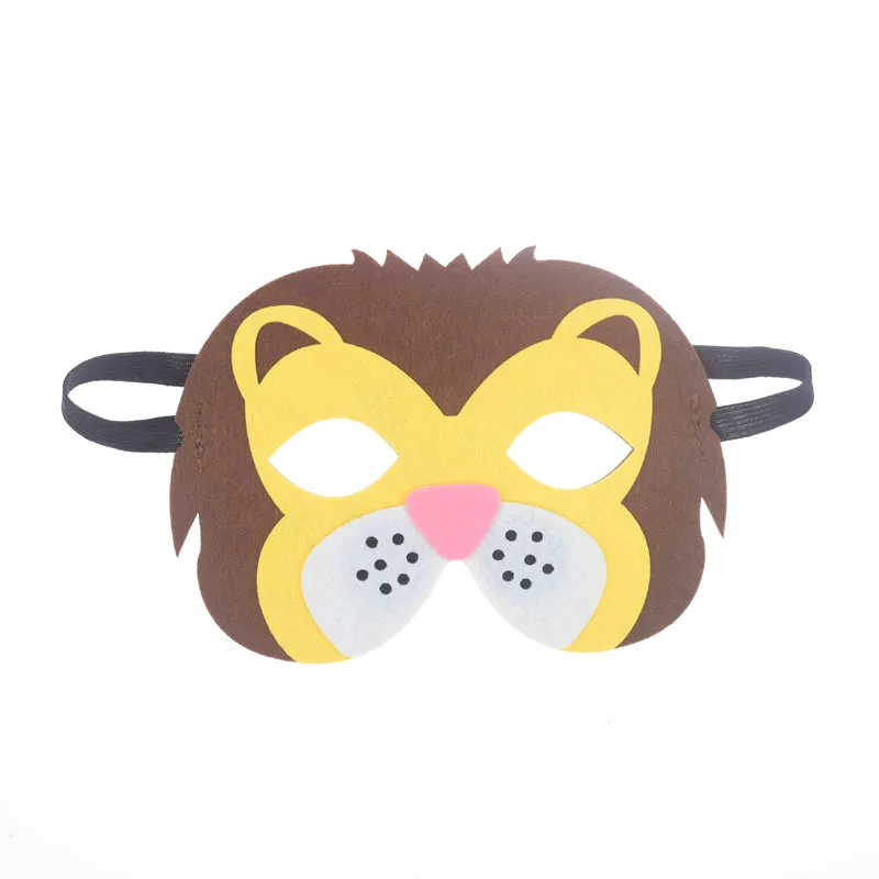Animal Face Cosplay Masks for Kids - Wolf, Panda, Giraffe & Tiger Masquerade Costume