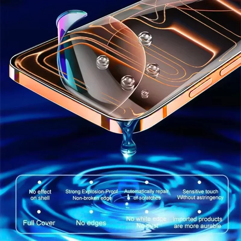 Pack of 5 Full Cover Hydrogel Screen Protectors