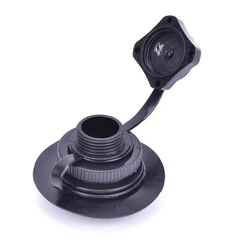 PVC Boston nozzle octagonal valve inflatable boat 2 in 1 spiral nozzle with bottom seat 22CM rubber boat watercraft accessories