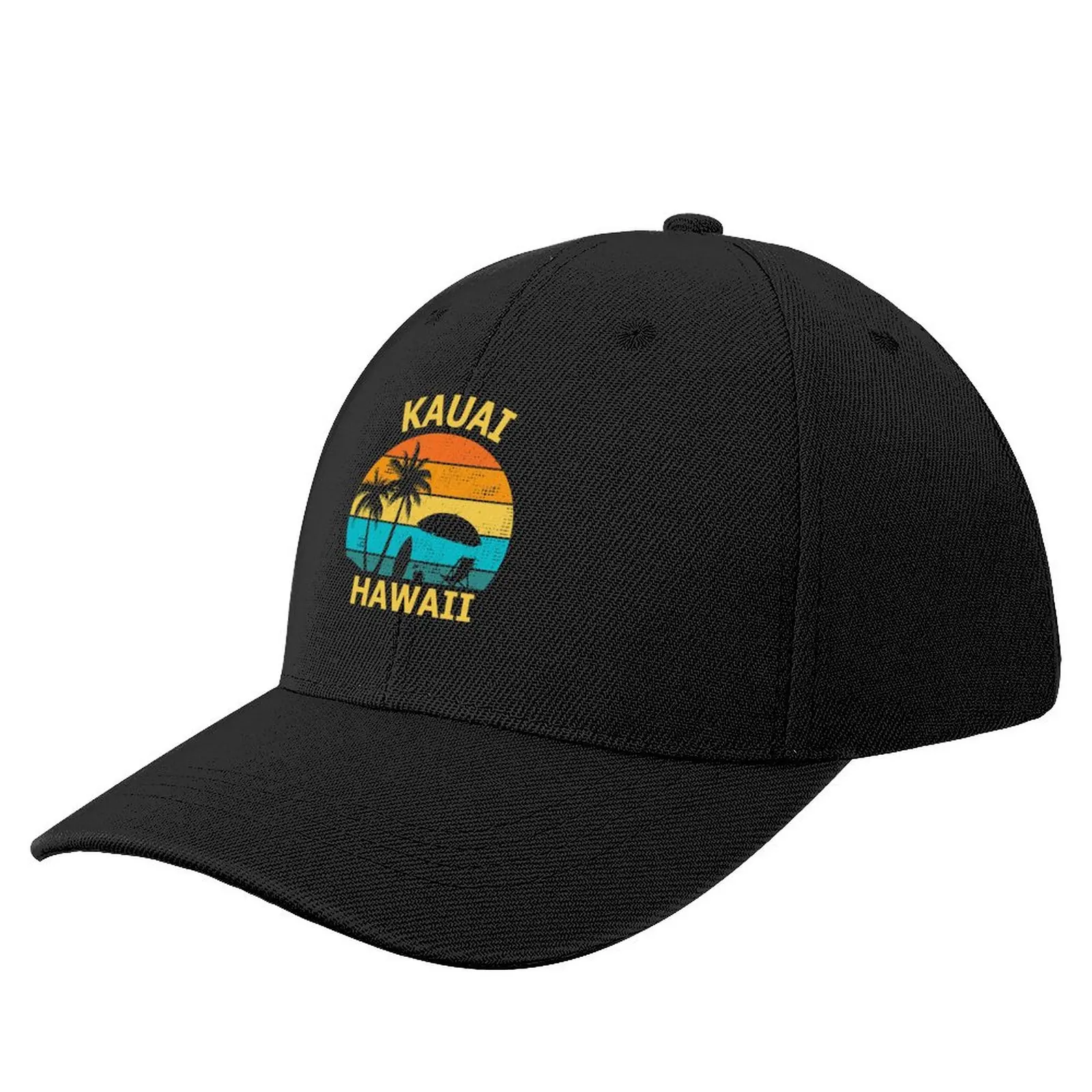 KauaiHawaiiBeachSurferVacationSouvenirholidayBaseballCapVintagepartyhatsMens