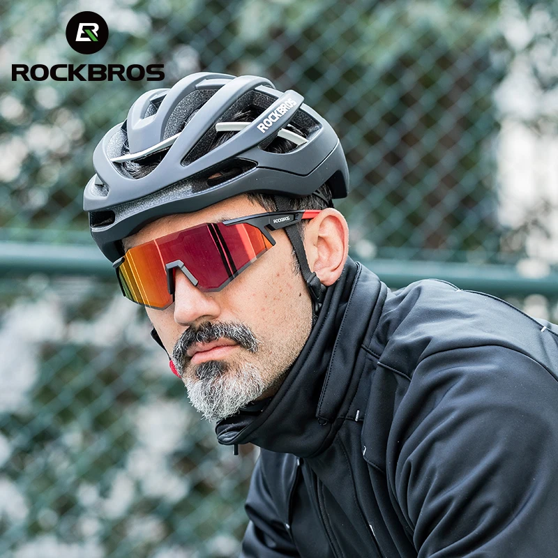 ROCKBROS Photochromic Cycling Sunglasses - UV400 Protection Sports Sunglasses For Men & Women
