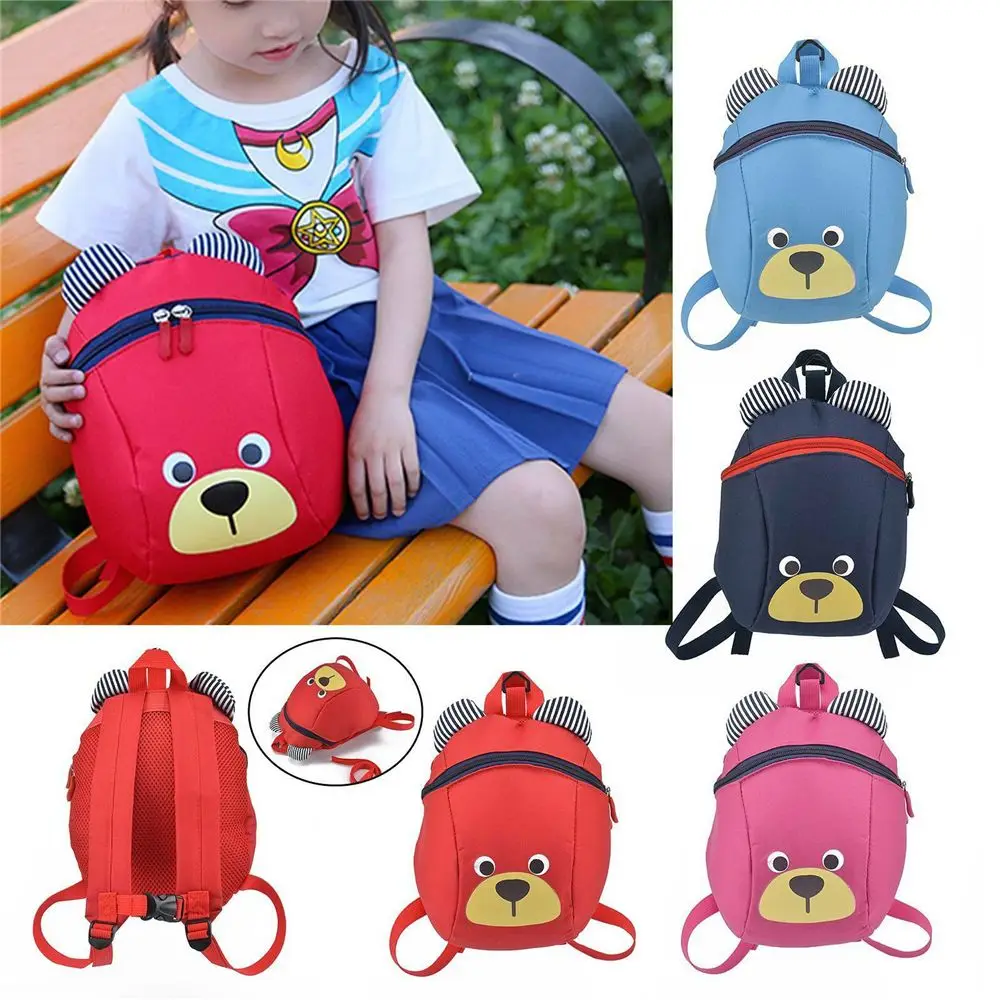 High Quality Walking Strap Safety Harness Reins Nursery Shoulder Bags Toddler School Backpack Preschool Rucksack Cartoon Bags 1