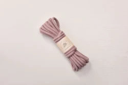 Vibrant 6mm Cotton Braid Cord - 5 Meters (06 OLD ROSE)