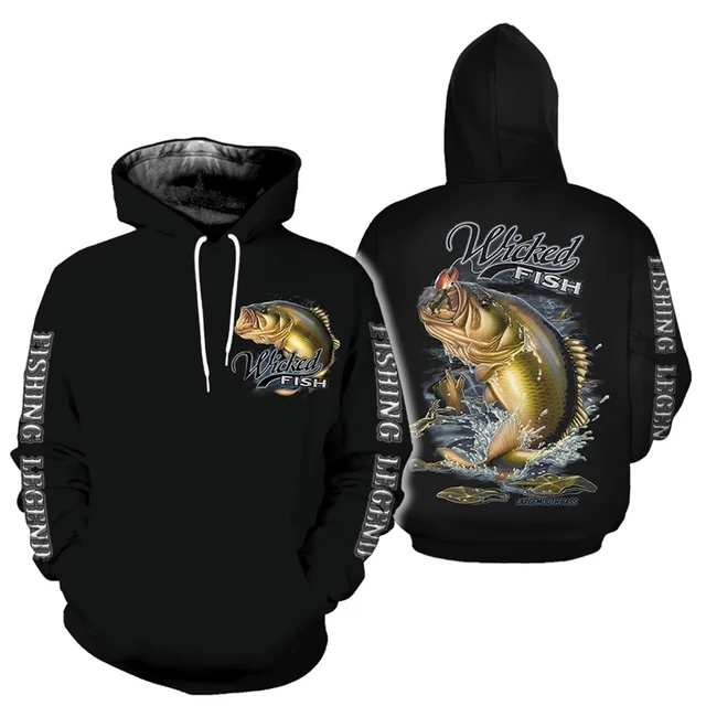 Sweatshirts Men 3d Fishing, Fashion Hoodies Fishing