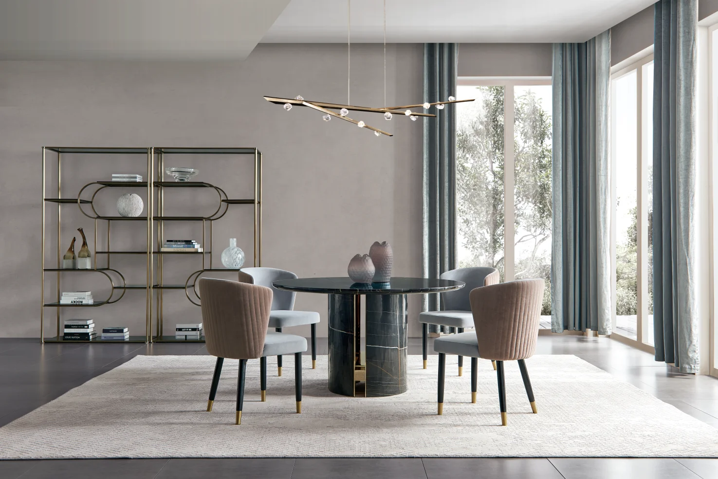 Modern home dining chair coffee shop leisure back chair office reception