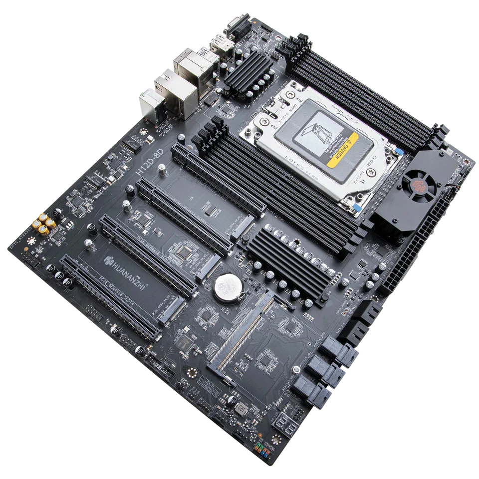 HUANANZHI H12D 8Dマザーボードセット、AMD EPYC 7002/7003シリーズCPU