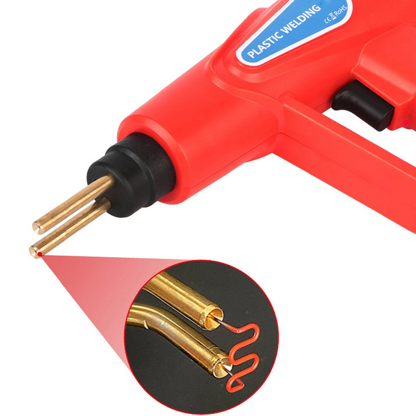 

70W Plastic Welding Machine Hot Stapler Car Bumper Repair Kit Flat Outside Corner Inside Corner Wave Plastic Repair