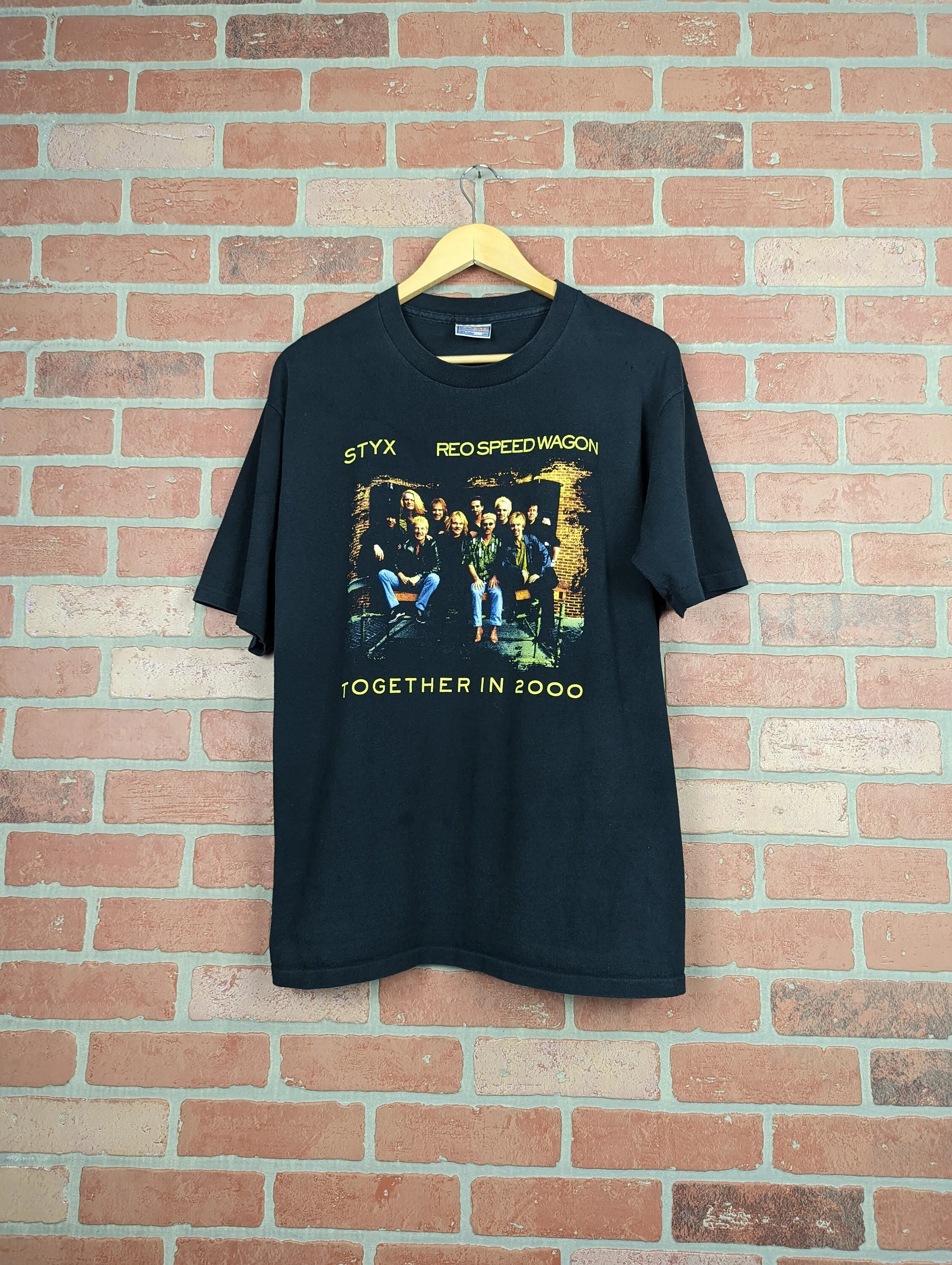 Vitnage 2000 Double Sided Reo Speedwagon E Styx Original