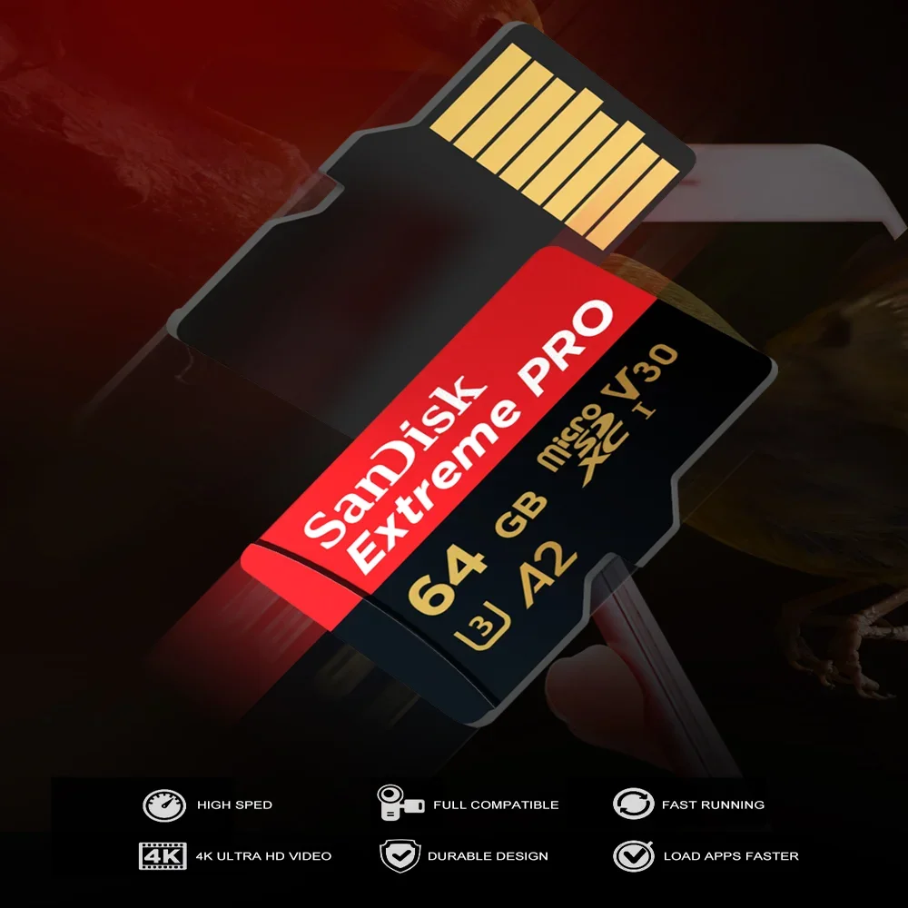 SanDisk ũ SD ī SDXC UHS-I ͽƮ  ÷ 128GB ī, 400GB 256GB 64GB U3 V30 TF ī, ī޶ DJI ޸ ī