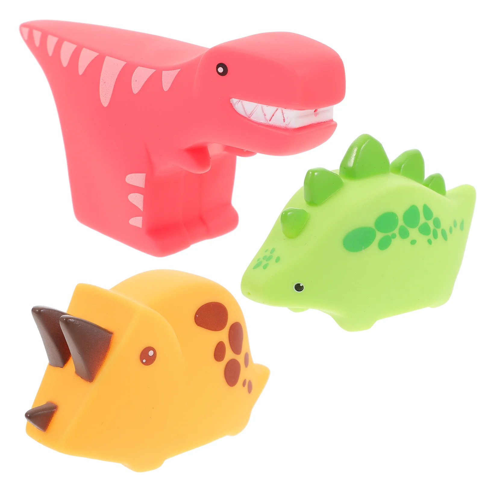 

3 Pcs Baby Bath Toys Lovely Dinosaur Bathtub Baby Toy Portable Adorable Plastic Tubs