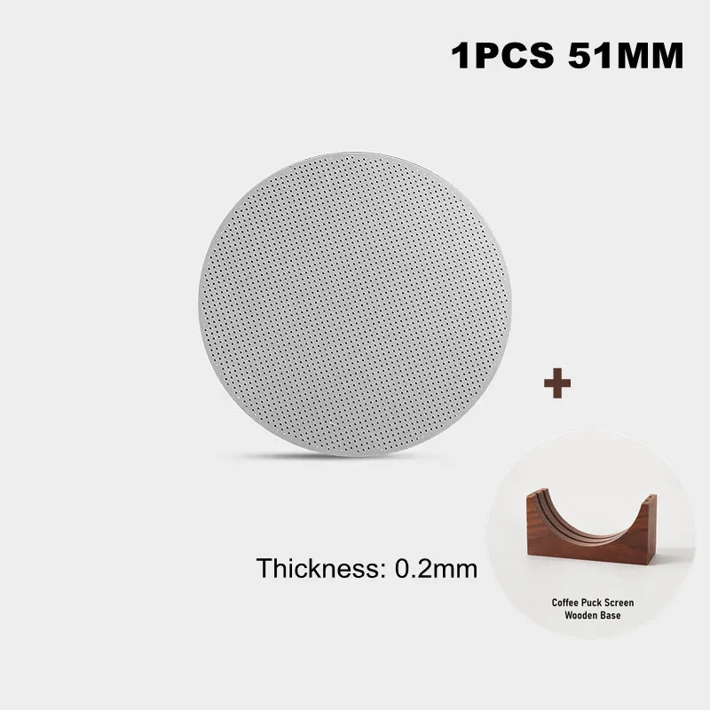 Enhanced Stainless Steel Coffee Puck Screen