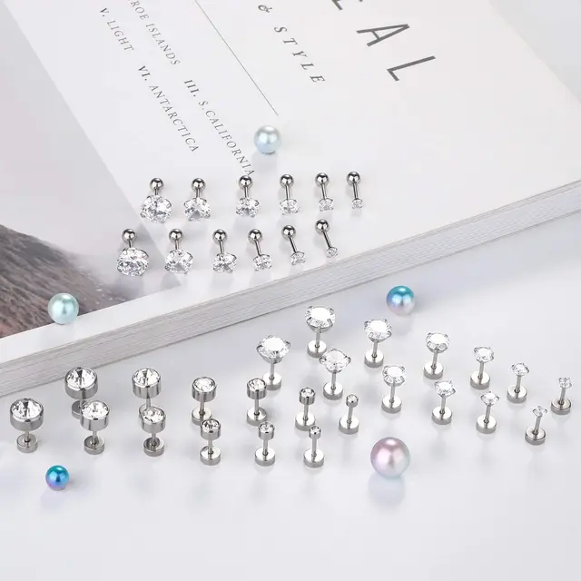 Splendore Otto Pronuncia Orecchini Perla E Zircone Rotta Di Collisione Guadagnar - Foto 10