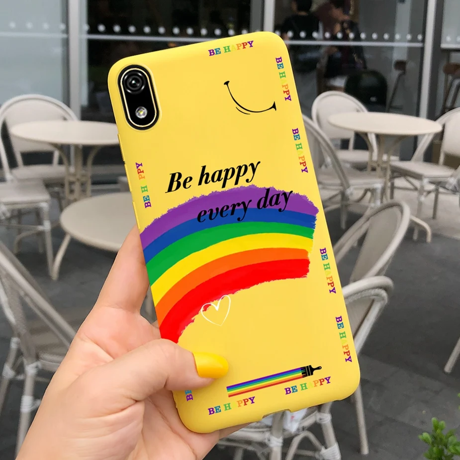 Stylish Painted Silicone Soft TPU Phone Case - Protective Back Cover Bumper