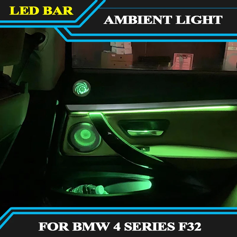 

Decorative Atmosphere For Bmw 4 Series F32 Ambient Light Through Central LED Strips Speaker Cover High-pitched Speaker