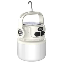 Rechargeable Waterproof Outdoor LED Solar Lantern for Camping and Emergencies