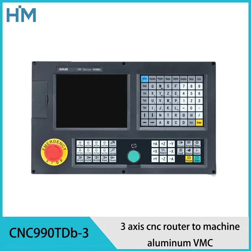 Vendita Calda Szgh-Cnc990Mdb-3 Controller Per Fresatrice Cnc Per Router Cnc A 3 Assi Per Macchina In Alluminio Vmc