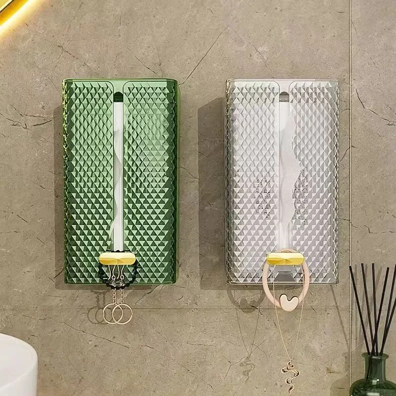 Porta Fazzoletti Da Parete - Dispenser Per Carta Senza Foratura, Per Bagno, Cucina, Ufficio - Foto 5
