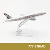 6Inch 15CM Boeing 737 747 757 767 777 787 Diecast Airplane Model For Gift Collection - 777 ETIHAD