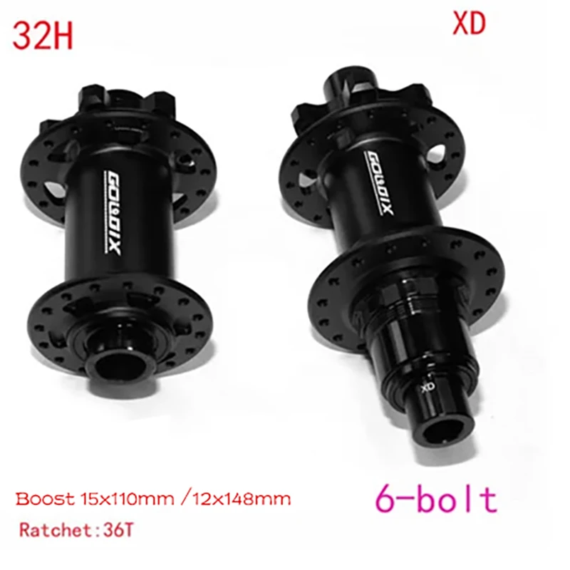 루마리케 MTB 라쳇 36T 허브 부스트/논부스트 15 6볼트/센터락 디스크 QRx100 QR x135mm 28H 32H 프리허브 HG 11s XD MS 12s 자전거
