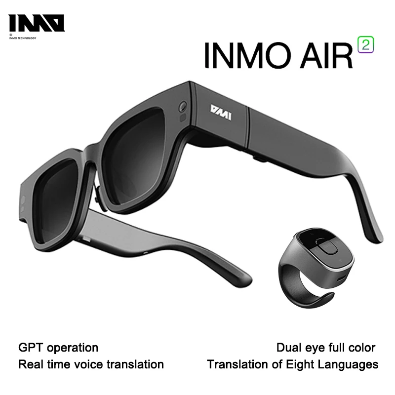 INMO Air2 culos AR sem fio display colorido tradu o inteligente AI para inmo-air2-culos-ar-sem-fio-display-colorido-tradu-o-inteligente-ai-para