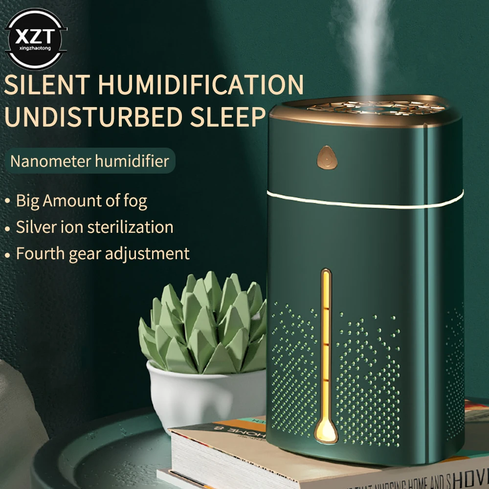 

Portable Air Humidifier with LED Night Light Aromatherapy Diffuser for Car Office Household Appliances