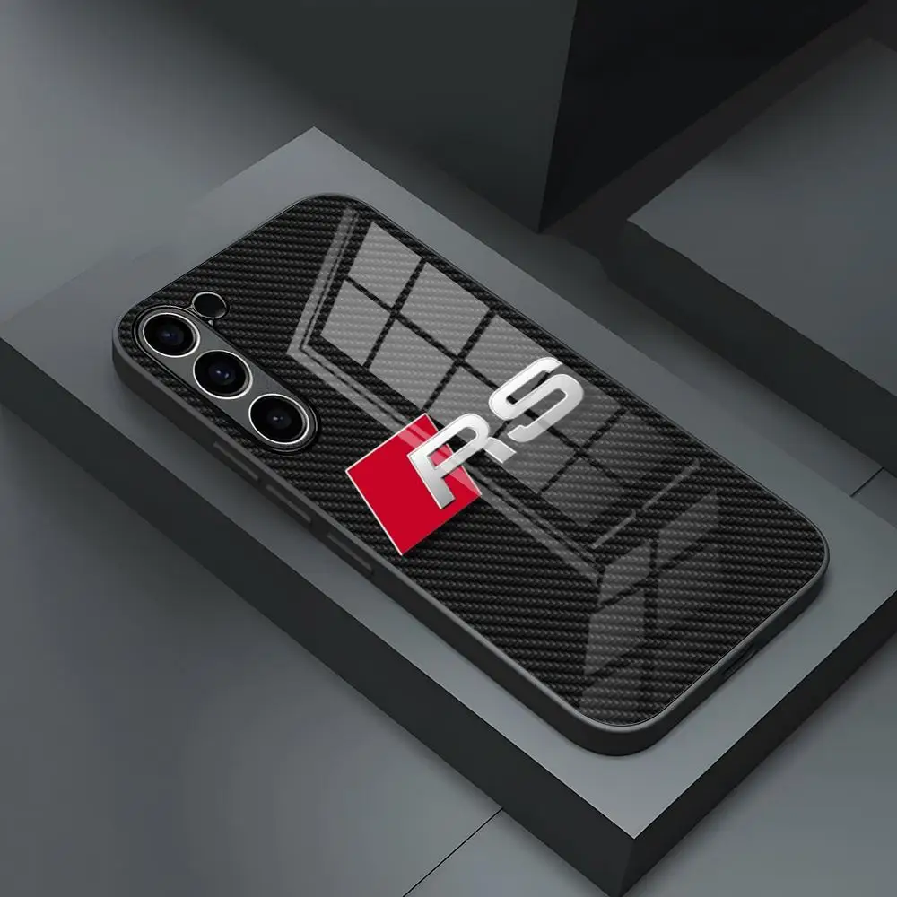 Premium Sports Car Design Phone Case - Glass Cover