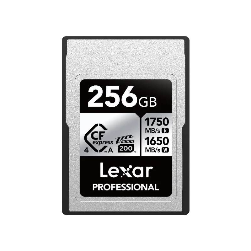 새로운 Lexar Professional SILVER CFexpress 4.0 타입 A 메모리 카드 256GB 512GB VPG200 8k CFA 카드 ( 카메라용) 1750Mb/s CF 카드