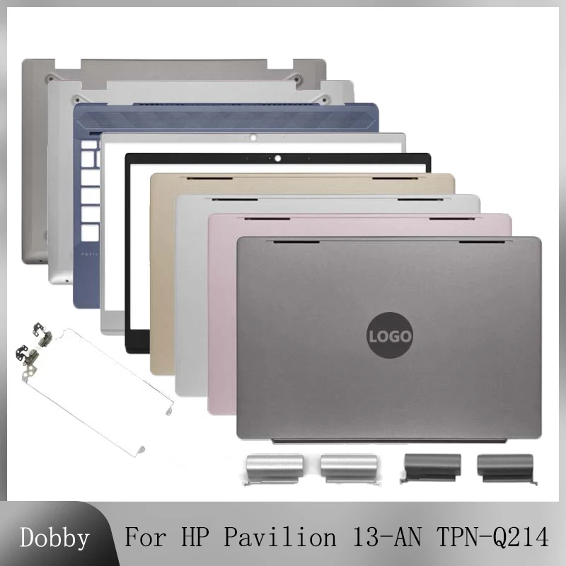 New For HP Pavilion 13-AN TPN-Q214 LCD Cover Front Bezel Hinge Palmrest Upper Back Cover Bottom Case Laptop Rear Lid Top Housing