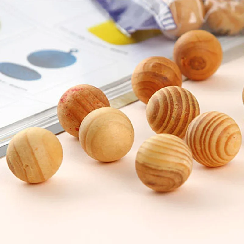 Pack of 10 Natural Camphor Wood Balls for Wardrobe Moth Repellent Anti-Mold Deodorizer Odor Absorber Camphor Tablets camphor balls,cedar wood balls