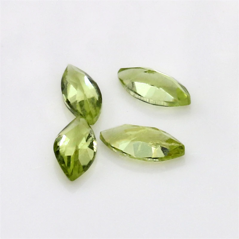 

Wholesale Price Hot Selling Natural Loose Gemstone Jewelry Making Stone Marquise Cut 2.5x5mm Peridot