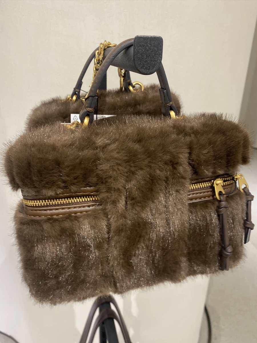 Box Bucket Bag Handbag Autumn And Winter Faux Fur Bags Women Shoulder Crossbody Bag Ladies Plush Hand Bags Bolsa Feminina Sac