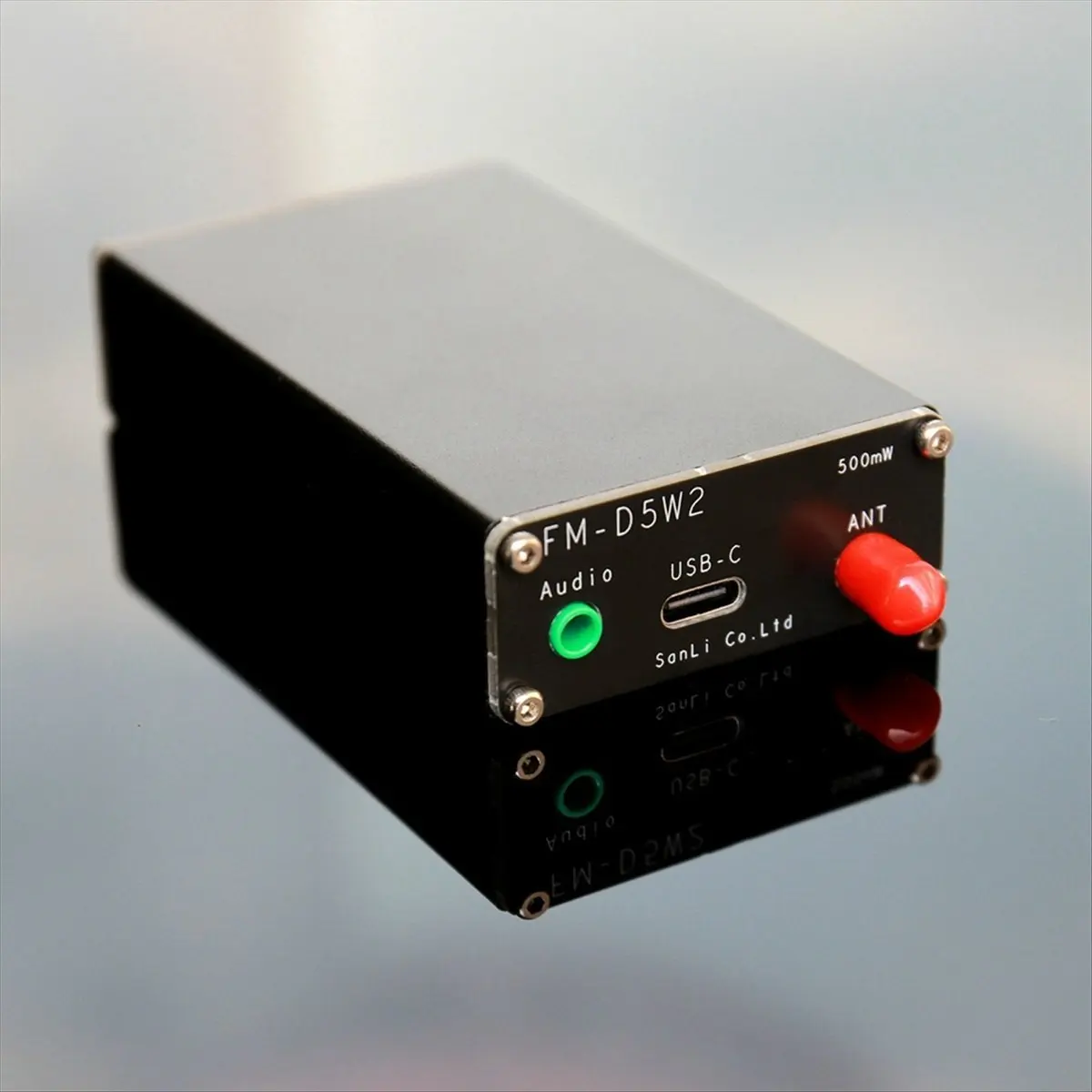 T28C 2KM FM 송신기 76-108Mhz 디지털 디스플레이 0.5W 500mW 스테레오 송신기(DSP 라디오 방송국용, 안테나 포함)