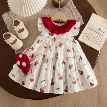 Girls Cartoon Summer Dress 1