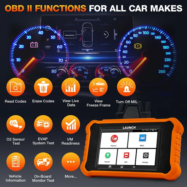 LAUNCH X-431 Creader Elite V2.0 For Benz for Maybach for SPRINTER All System Car Diagnostic Tool ECU Coding Bi-directional OBD 5
