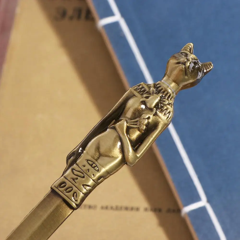 이집트 피라미드 파라오 봉투 개봉기 편지 개봉 도구 아연 합금 익스프레스 오프너 고대 DIY 공예 도구