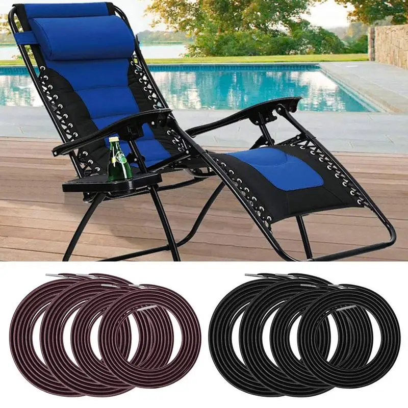 

4pcs Elastic Bungee Chair Rope Cord For Recliner Chairs Replacement Cord For Antigravity Garden Chair Sun Lounger Parts
