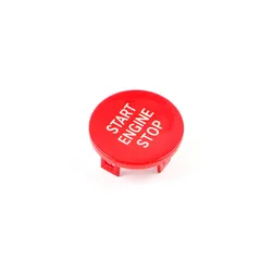 Premium Car Engine Start/Stop Ignition Button Replacement Accessory (Red)
