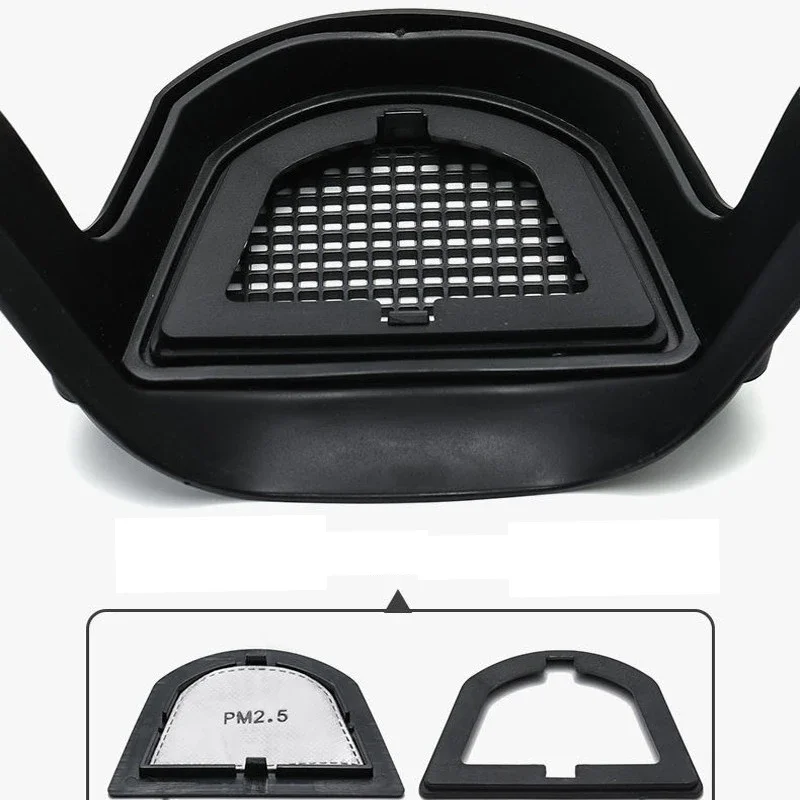 Full Face Transparent Protective Mask Dust-proof Anti-fog Head Cover Reusable Kitchen Oil-splash Proof Face Mask with Filters
