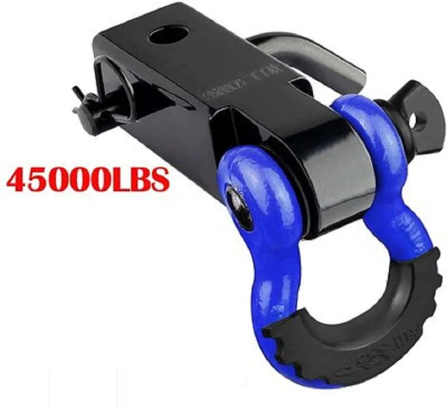 Scd75d055aeb1486aa15f7a410a8df325O 19Ton 42000lb long Solid Trailer arm hook, hooligan fast off-road vehicle after reloading the bar, traction connector for winch Mallzona