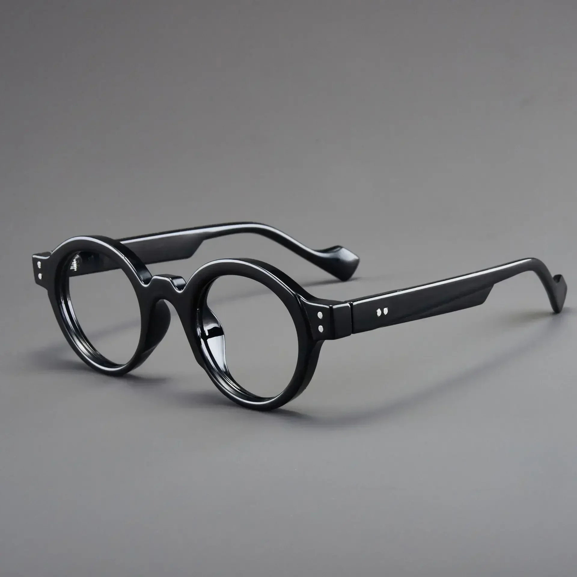 Unisex Retro Round Anti-Blue Light Ultra-Light Reading Glasses (Diopter +0.0 to +4.0)