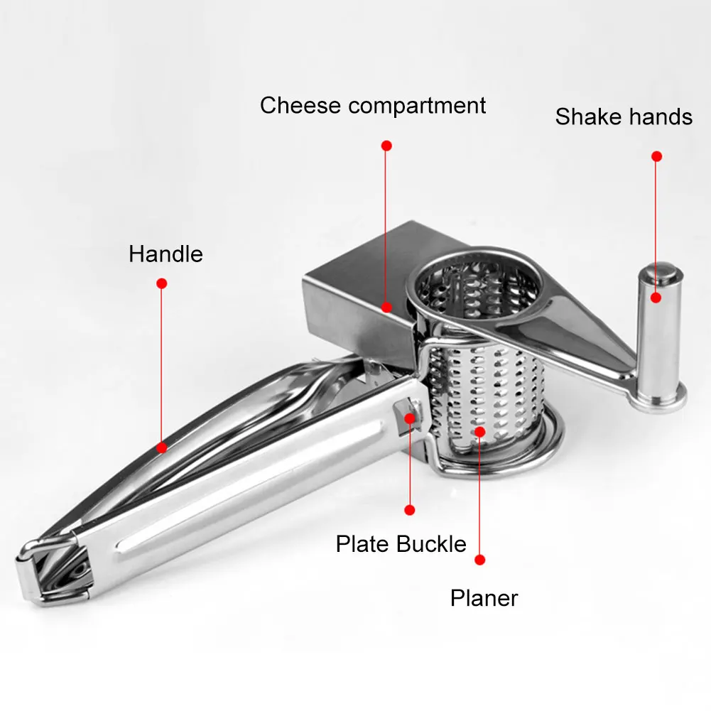4 In 1 Cheese Shredder Garlic Ginger Shredder for Parmesan Garlic