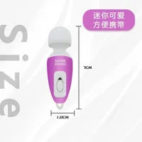 Portable Mini Massage Tiny Stress Relief Electronic Key-Chain Ring Full Body Massager Bath Accessories vibrate Color random 1