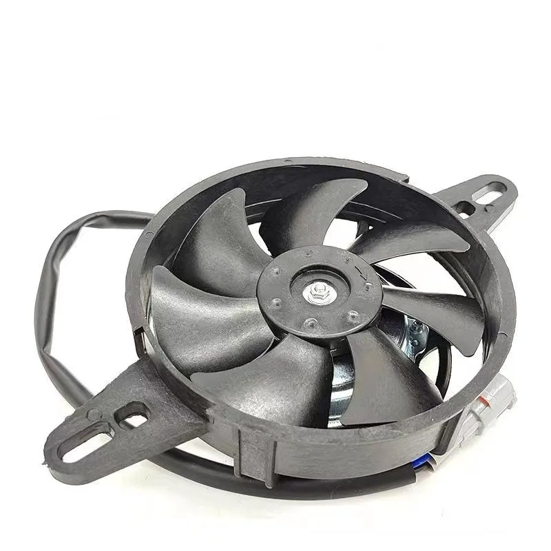CQJB Hengjian 2Stroke 250 Cross-country Motorcycle Left Right Water Tank and Bracket Fan
